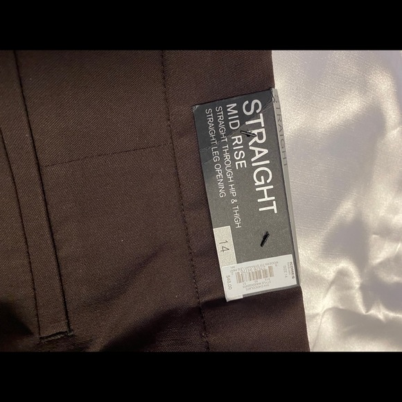 Apt. 9 Brown Dress Pants Size 14 - Picture 2 of 5